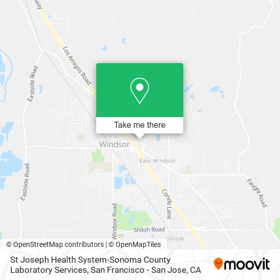 St Joseph Health System-Sonoma County Laboratory Services map