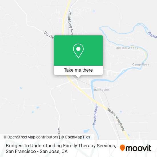 Bridges To Understanding Family Therapy Services map