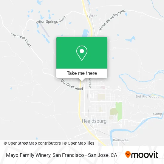 Mayo Family Winery map