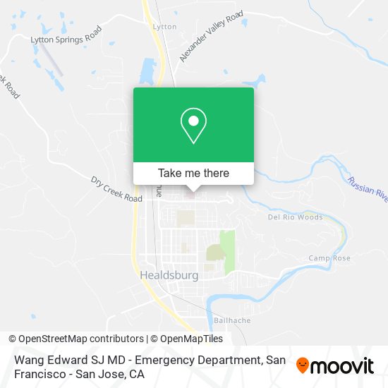 Wang Edward SJ MD - Emergency Department map