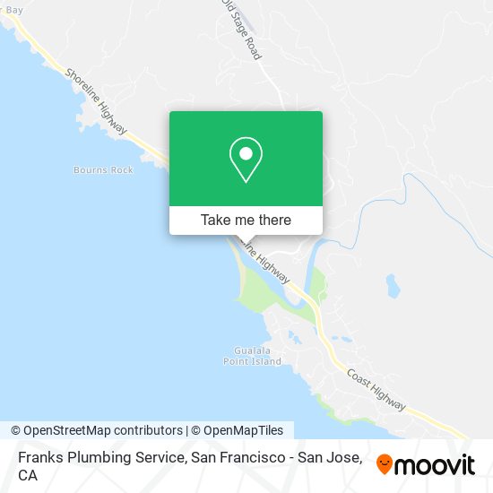 Franks Plumbing Service map