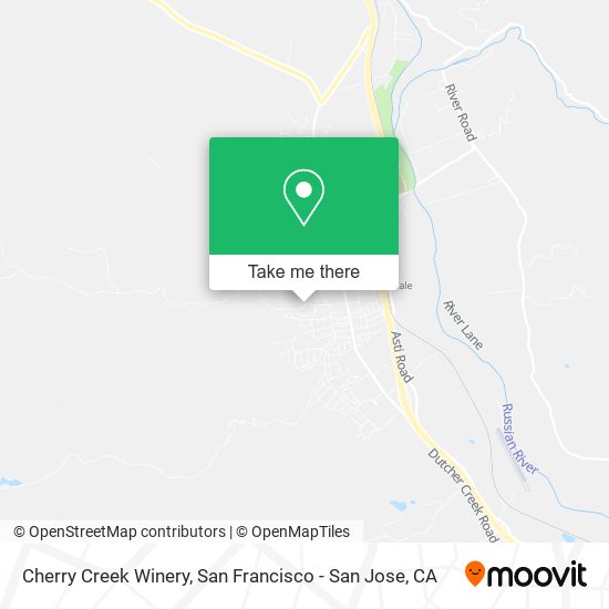 Mapa de Cherry Creek Winery