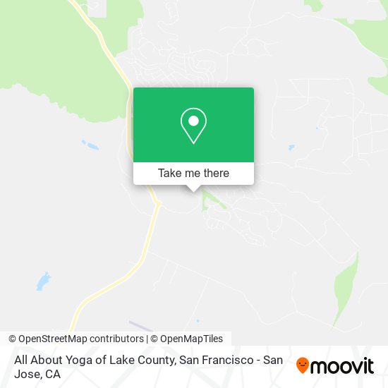 All About Yoga of Lake County map