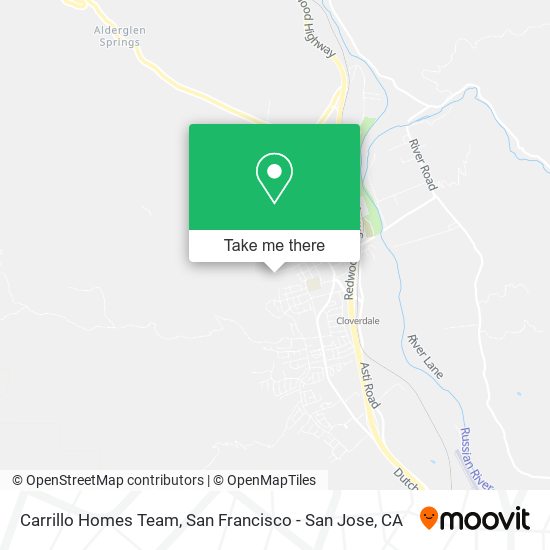 Mapa de Carrillo Homes Team