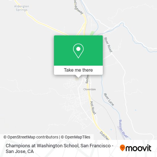 Mapa de Champions at Washington School