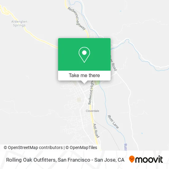 Rolling Oak Outfitters map