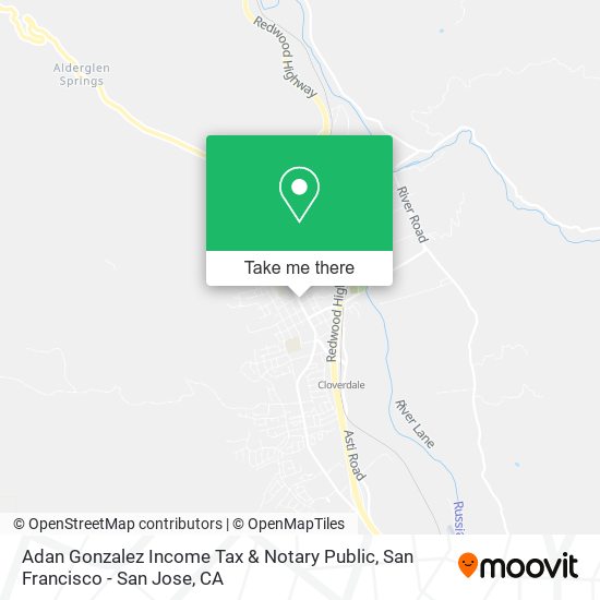 Adan Gonzalez Income Tax & Notary Public map