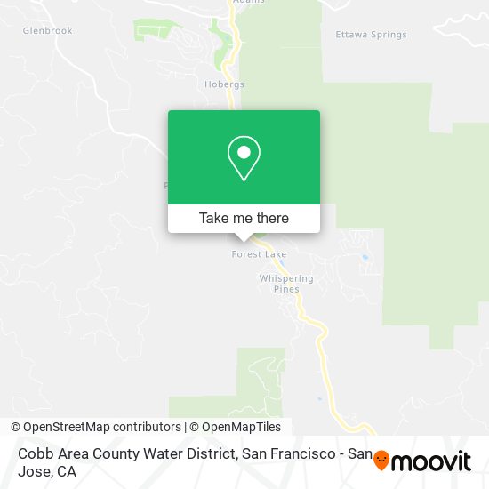 Mapa de Cobb Area County Water District