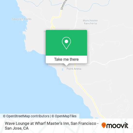 Wave Lounge at Wharf Master's Inn map
