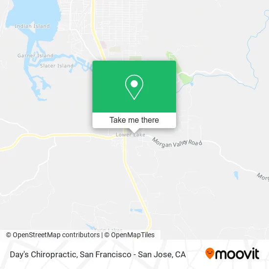 Day's Chiropractic map