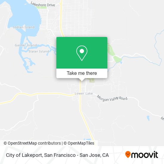 City of Lakeport map