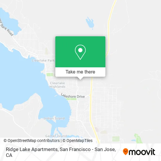Ridge Lake Apartments map