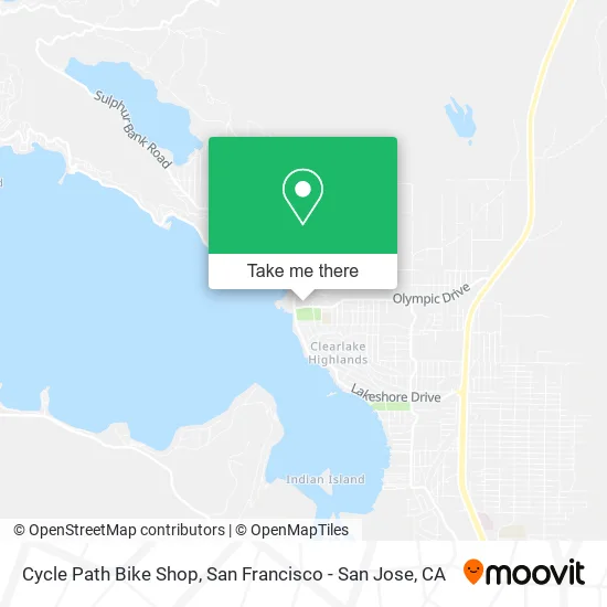 Cycle Path Bike Shop map