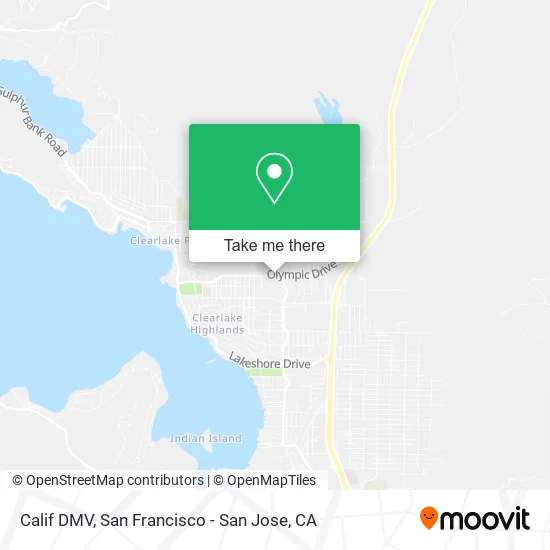 Mapa de Calif DMV