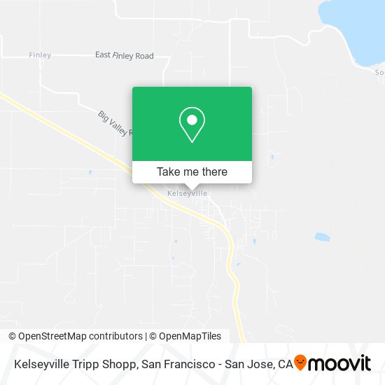 Mapa de Kelseyville Tripp Shopp