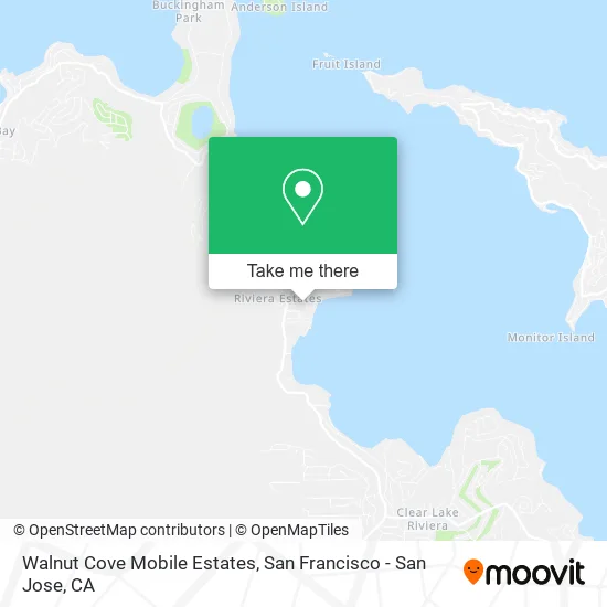 Walnut Cove Mobile Estates map