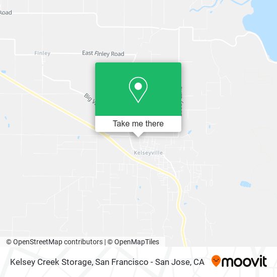 Kelsey Creek Storage map