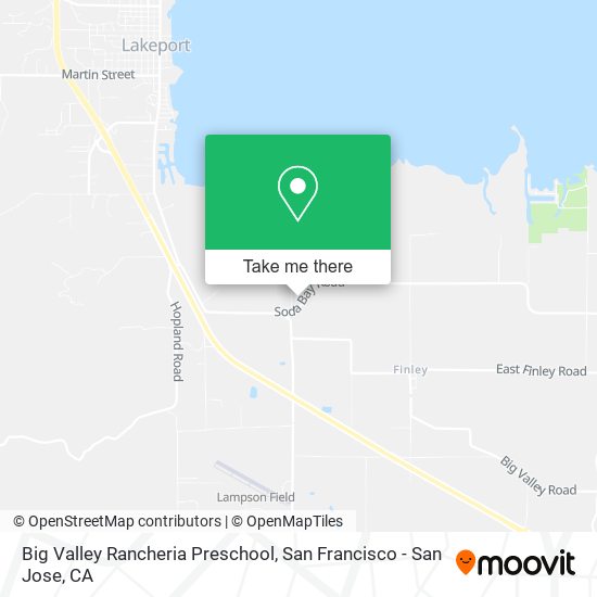 Mapa de Big Valley Rancheria Preschool