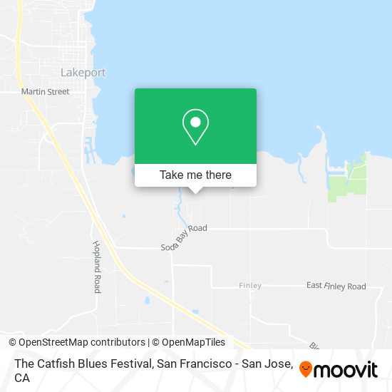 Mapa de The Catfish Blues Festival