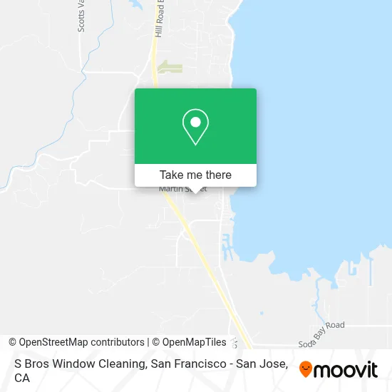 S Bros Window Cleaning map