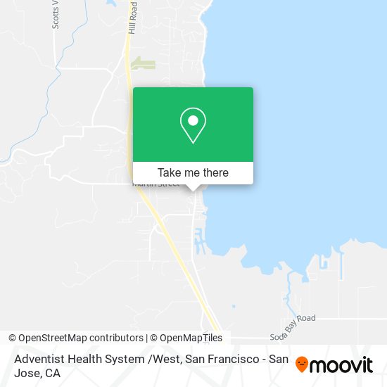 Adventist Health System /West map