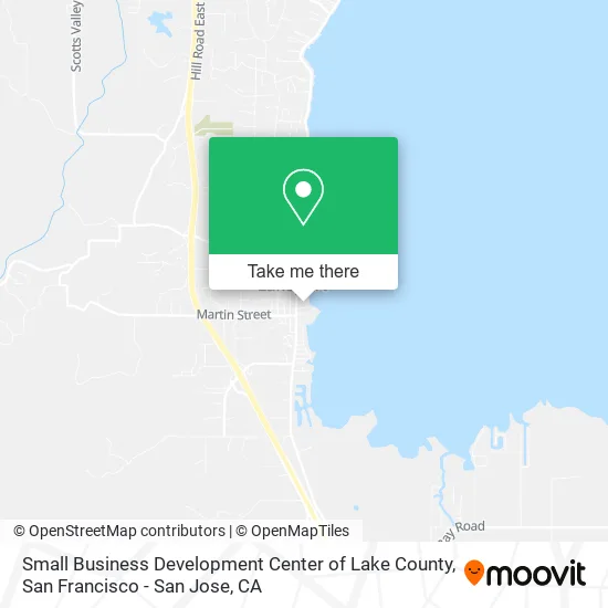 Small Business Development Center of Lake County map