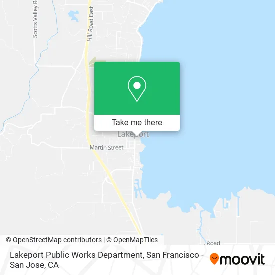 Mapa de Lakeport Public Works Department