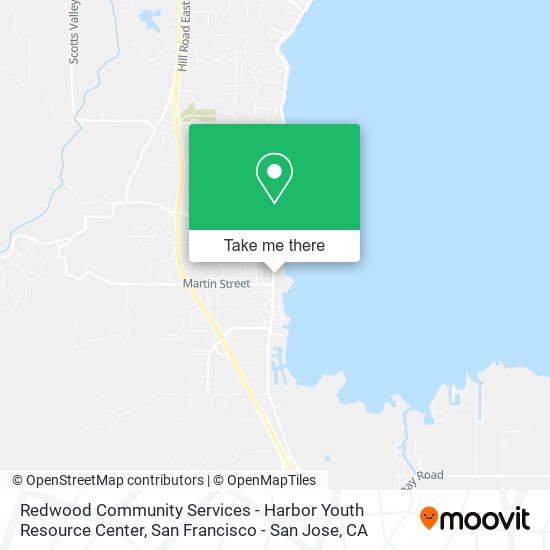 Redwood Community Services - Harbor Youth Resource Center map