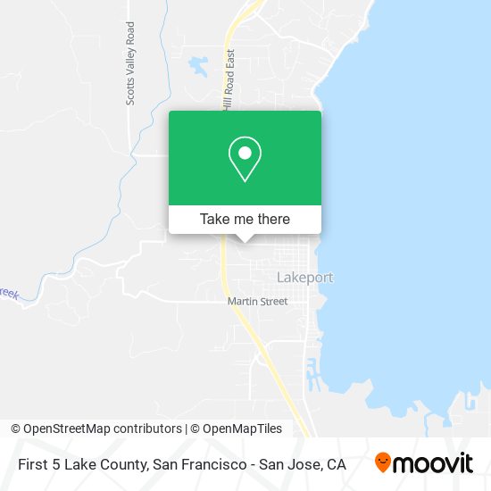 First 5 Lake County map