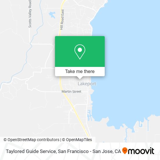 Mapa de Taylored Guide Service