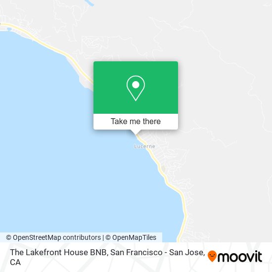 Mapa de The Lakefront House BNB