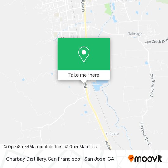 Charbay Distillery map