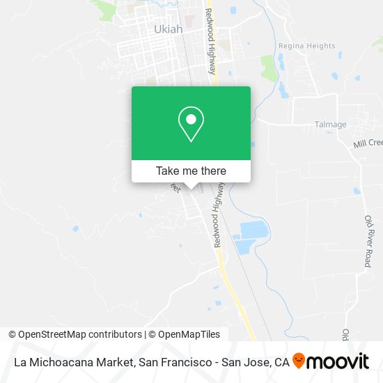 La Michoacana Market map