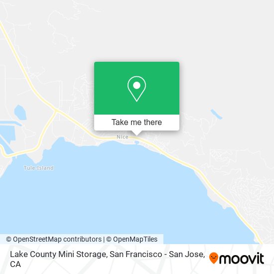 Lake County Mini Storage map