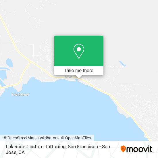 Lakeside Custom Tattooing map