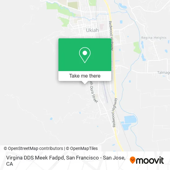 Mapa de Virgina DDS Meek Fadpd