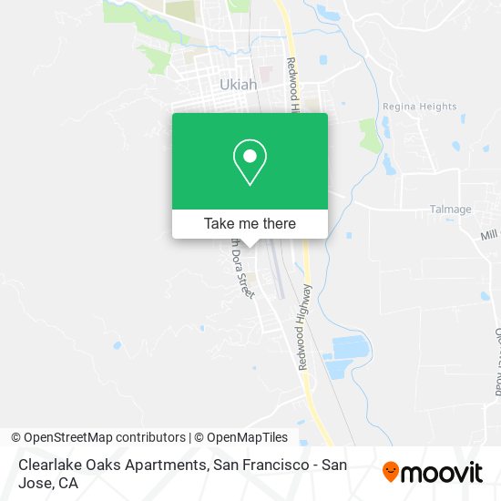 Clearlake Oaks Apartments map