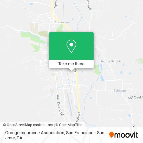 Mapa de Grange Insurance Association