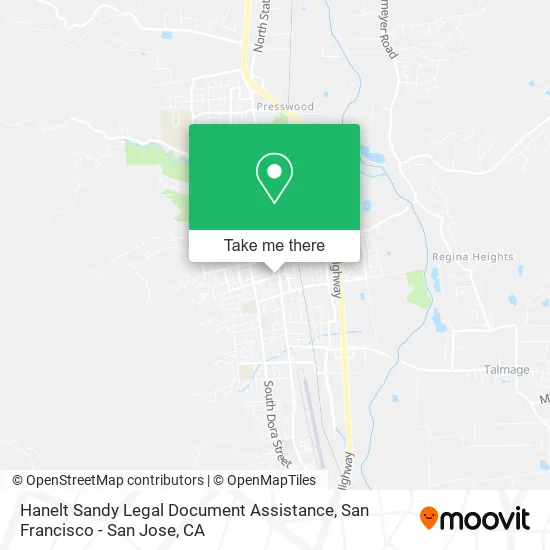 Mapa de Hanelt Sandy Legal Document Assistance