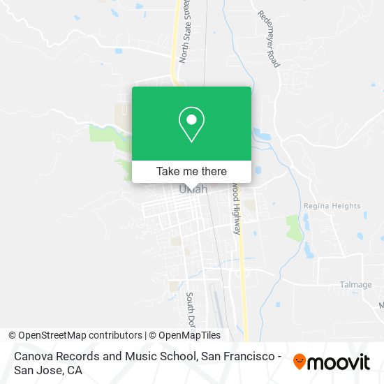 Canova Records and Music School map