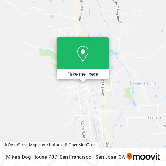 Mike's Dog House 707 map