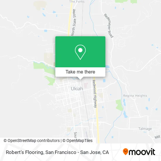 Robert's Flooring map