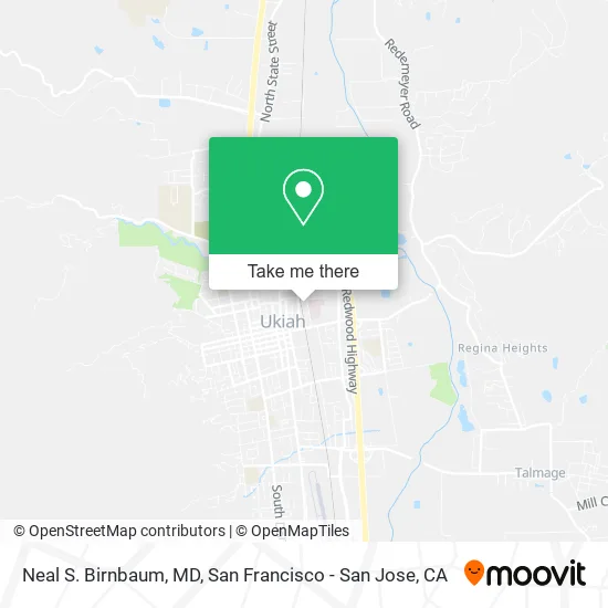 Neal S. Birnbaum, MD map