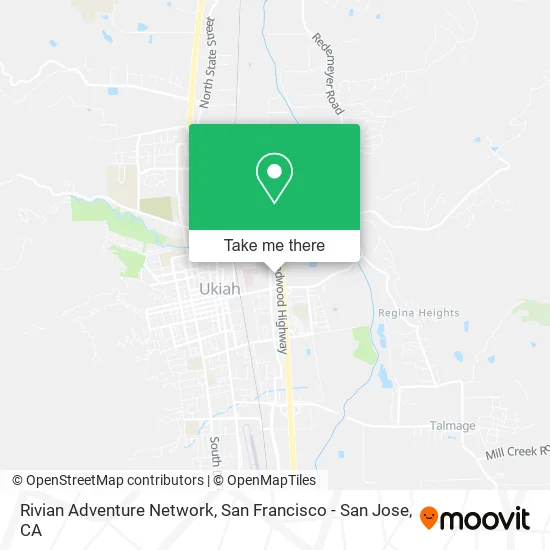 Rivian Adventure Network map