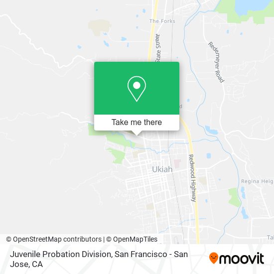 Mapa de Juvenile Probation Division