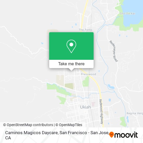 Caminos Magicos Daycare map