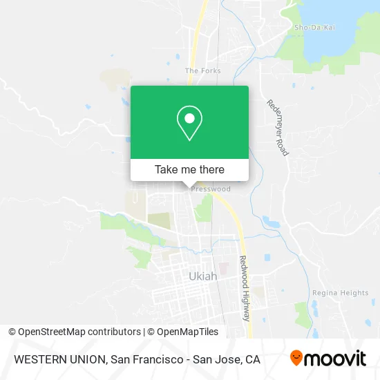 WESTERN UNION map
