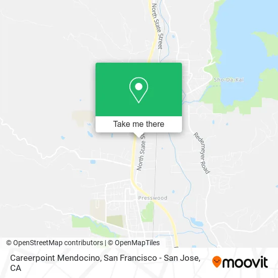 Mapa de Careerpoint Mendocino