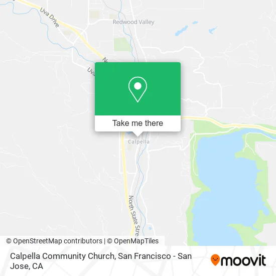 Mapa de Calpella Community Church