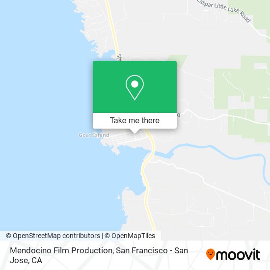 Mapa de Mendocino Film Production